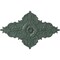 Ekena Millwork Melchor Diamond Ceiling Medallion (Canopies up to 4"), 67 1/4"W x 43 3/8"H x 4"ID x 2"P, Cloud Burst CM70X43MLCBF - alternate 1